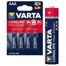 Батарейки Varta Longlife Max Power AAA/LR3 BL (4шт) ЧЕРВОНІ