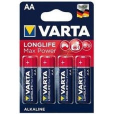 Батарейки Varta Longlife Max Power AA/LR06 BL (4шт) червоні